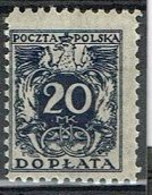 POL 147 - POLOGNE Taxe N° 42 Neuf* - Impuestos