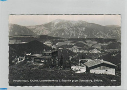 Hirschenkogel - Liechtensteinhaus Und Sessellift Gegen Schneeberg 1957 - Schneeberggebiet