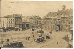 - 1618 -    LIEGE  Palais De Justice ( 5 Trams !!!!) - Liege