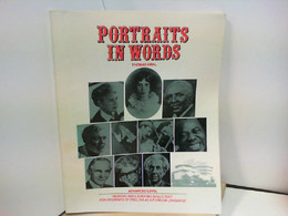 Portraits In Words Reading And Listening Skills Text For Students Of English As A Foreign Language, Advanced L - Schulbücher