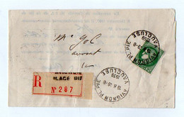 TB 3063 - 1939 - LAC - Lettre En Recommandée Du Tribunal D'AVIGNON Pour Me GOL - 1921-1960: Modern Tijdperk