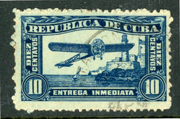 Cuba MH 1914 Airplane And Morro Castle - Unused Stamps