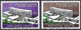 United Nations (Genova) 1974 - Mi 37/38 - YT 37/38 ( New Building Of I.A.O. ) - Used Stamps