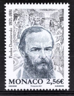 MONACO 2021 - BICENTENAIRE DE LA NAISSANCE DE FIODOR DOSTOÏEVSKI - Y.T. N° 3286 /  NEUF ** - Unused Stamps