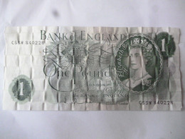 GREAT BRITAIN BANK NOTE £1 CANCELLED? - Collections