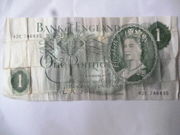 GREAT BRITAIN BANK NOTE £1 CANCELLED? - Collections