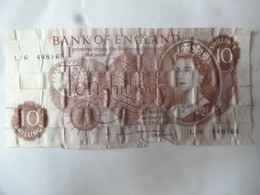 GREAT BRITAIN BANK NOTE 10Sh CANCELLED? - Collezioni