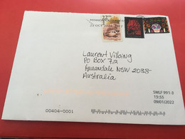 (2 F 37) Letter Posted From USA To Australia During COVID-19 Pandemic - 1 Cover (18 X 14 Cm) - Briefe U. Dokumente