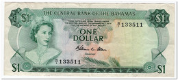 BAHAMAS,1 DOLLAR,L.1974,P.35,VF - Bahama's