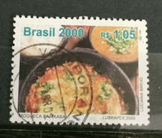 Brasil  - 2000  - International Stamp Exhibition "Lubrapex 2000" - Salvador, Brazil - Cultural Dish, - USED. ( D) - Oblitérés