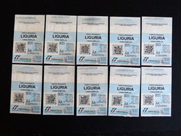 *** TITRE TRANSPORTS TRAIN LIGURIE LIGURIA ITALIE ITALIA TRENITALIA - Europe