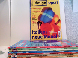 Konvolut Bestehend Aus 8 Zeitschriften/Heften Zum Thema: Design Report. - Graphisme & Design