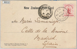 56532 -  NEW ZEALAND - POSTAL HISTORY:  POSTCARD With TRAVEL POSTMARK - 1905 - Storia Postale