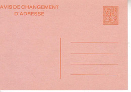 Avis De Changement D'adresse 26 F -  26 III - Adreswijziging