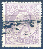 Belgique COB N°52 - Oblitération Roulette - (F2120) - 1884-1891 Léopold II