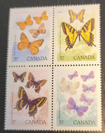 SP) 1998 CANADA, BUTTERFLIES, VANCOUVER INTERNATIONAL ENTOMOLOGICAL CONFERENCE, COMPLETE SERIES, MNH - Andere & Zonder Classificatie