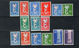 ZIBELINE EUROPA CEPT 1958  XX MNH - Collections