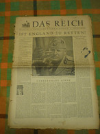 Journal De Propagante Allemand DAS REICH édité Par Le Parti National-socialiste - Janvier 1941  N° 1 - Duits