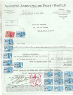 FISCAUX BELGIQUE Facture 1940 - Documents