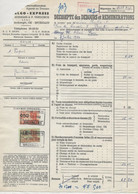 FISCAUX BELGIQUE Facture 1950 - Documentos
