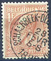 Belgique COB N°51 Cachet SCHAERBEEK - DEUX-PONTS - (F2145) - 1884-1891 Leopold II