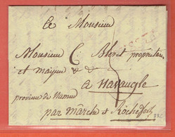 JF- Précurseur - Bruxelles 1823 Vers ----a Définir ----- Par Marche Et Rochefort - 1815-1830 (Dutch Period)