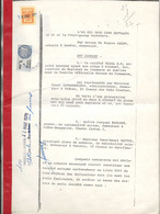 FISCAUX SUISSE/ MONACO 1971 SERIE UNIFIEE N°65  1F BLEU  1f50 ORANGE CANTON DE GENEVE 10 PAGES - Revenue