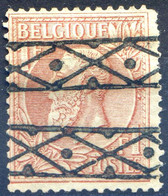 Belgique COB N°51 Oblitéré Roulette - (F2133) - 1884-1891 Leopold II