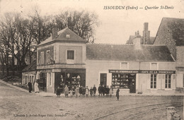 Issoudun * Le Quartier St Denis * Faubourg * Rue * Café De La Promenade * épicerie FORBEAU - Issoudun