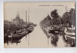 422 - BRUXELLES - Canal De Willebroeck   *Grand Bazar Anspach, éditeur* - Hafenwesen