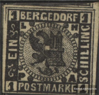 Bergedorf 2ND New- Or. Reproduction Unused 1887 Crest - Bergedorf