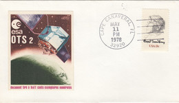 COVER USA 13c - ESA OTS 2 - CAPE CANAVERAL MAY 11 1978  /3 - Andere & Zonder Classificatie