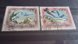 YOUGOSLAVIE YVERT N° A 59.60 - Airmail