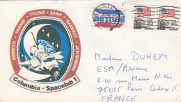 COVER USA COLUMBIA SPACELAB - 28.11.1983 /3 - Sonstige & Ohne Zuordnung