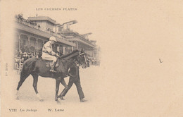 CPA (hippisme)LES COURSES PLATES Les Jockeys   W LANE    (btheme2) - Paardensport