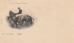 CPA (hippisme)LES COURSES PLATES Les Jockeys    RIGBY (btheme2) - Paardensport