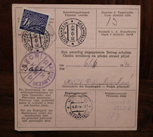 1940 Nesamislitz Nezamyslice Paketkarte Dt Reich Böhmen Und Mahren - Brieven En Documenten