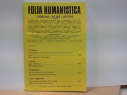 Folia Humanistica : Ciencias - Artes - Letras - Other & Unclassified