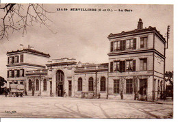 Carte Postale Ancienne Survilliers - La Gare - Chemin De Fer - Survilliers