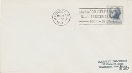 1964 5C George Washington (1732-1799), 1st President Superb Cover W Special Handstamp MAVWOOD, N.J. / MAYWOOD CELEBRATES - Briefe U. Dokumente