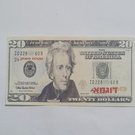 U.S.A-federal Reserve Note-(20$)-(2)-(ID 228  60B  D4)-(Sample Game Notes)-u.n.c - Collections
