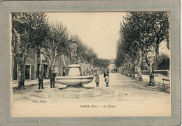 CPA - (83) NANS-les-PINS - Aspect De La Fontaine-Vasque Du Cours Au Début Du Siècle - Nans-les-Pins