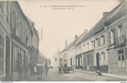 62) AVESNES-LE-COMTE : Grande Rue (1915) - Avesnes Le Comte