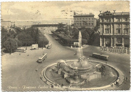 AB788 Roma - Fontana Esedra E Stazione Termini - Bus Autobus Filobus Tram / Viaggiata 1955 - Stazione Termini