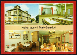 F5714 - TOP Gersdorf Kulturhaus 1. Mai Innenansicht - Verlag Bild Und Heimat Reichenbach - Gersdorf