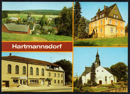 F5725 - TOP Hartmannsdorf Gaststätte Sächsischer Hof - Verlag Bild Und Heimat Reichenbach - Hartmannsdorf