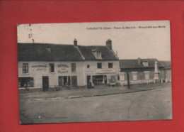 CPA Abîmée  -   Thourotte  - (Oise) - Place Du Marché - Monument Aux Morts - Thourotte