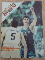 Basketball Magazine Dražen Petrović Nicos Galis Arvydas Sabonis 1989 - Sports