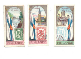 Chromos FINLANDE FINLAND Flag Drapeau Stamp Timbre Bien 2 Scans Rare 60 X 30 Mm Pub: Victoria - Victoria
