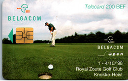 28760 - Belgien - Royal Zoute Golf Club , Knokke Heist - Con Chip